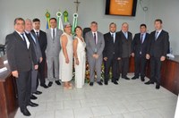 Em Sessão Solene, Vereadores, Prefeito e Vice-Prefeita tomam posse na Câmara Municipal